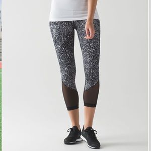 Lululemon Pace Rival Marathon Crop in Splatter 8